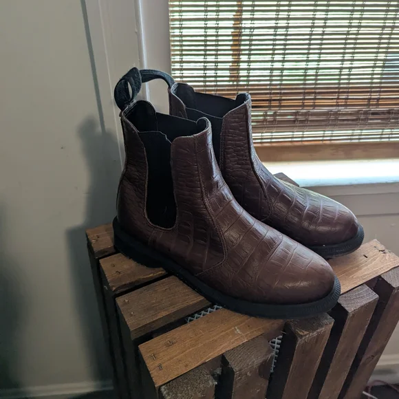 Brown Leather Men's Chelsea Boots - Picture 1 of 1
